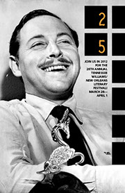 Back cover of the brochure for the Tennessee Williams Festival